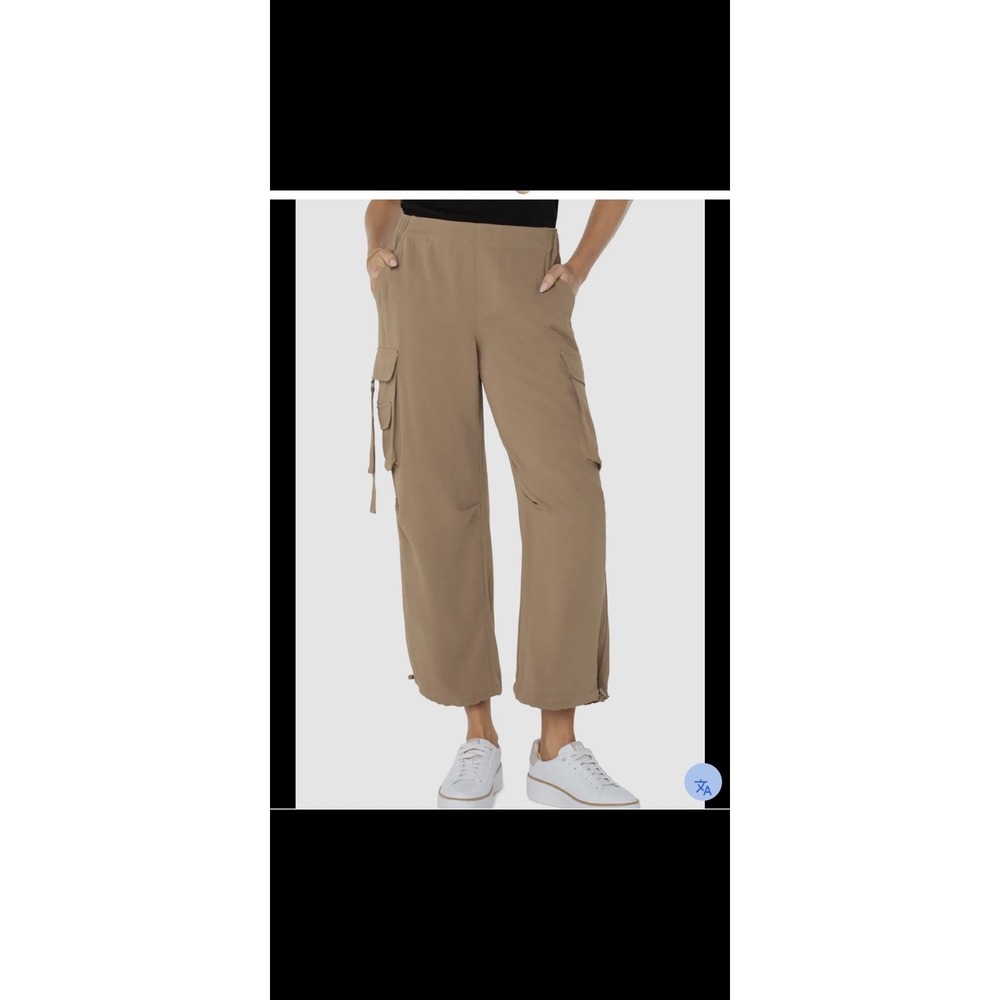 LIVERPOOL Parachute Cargo Pants Size Large Palo Santo